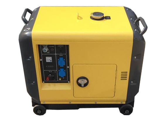家の使用5kva 6kvAディーゼル小さい携帯用発電機/電気開始の発電機