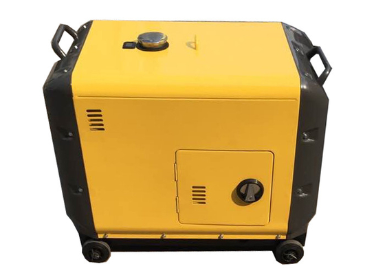 5.5kva 電力発電の小さい携帯用発電機の黄色いセリウム