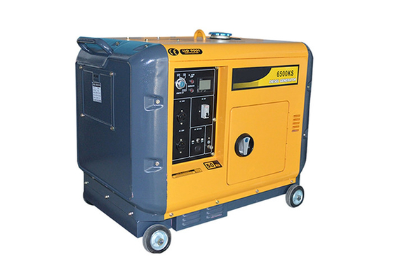 極度の無声小さい携帯用発電機、5kva 5000wの携帯用ディーゼル発電機