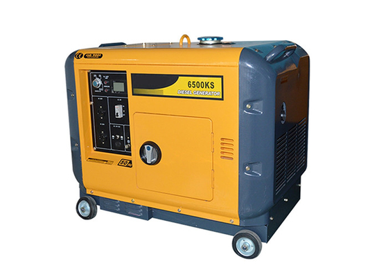 極度の無声小さい携帯用発電機、5kva 5000wの携帯用ディーゼル発電機
